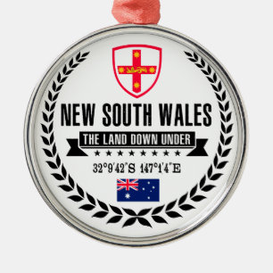 Ornamento De Metal Nova Gales do Sul