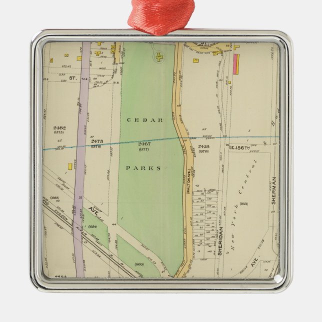 Ornamento De Metal Nova Iorque 37 (Frente)