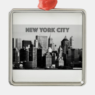 Ornamento De Metal Nova Iorque Lower-Manhattan Pro Foto