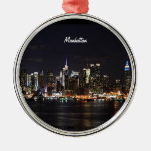 Ornamento De Metal NOVA IORQUE: Skyline Manhattan
