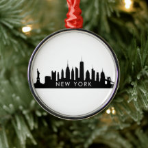 Nova Iorque Skyline Silhouette Black Elegant NYC