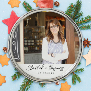 Ornamento De Metal Nova Manutenção de Fotografias do Marco de Negócio