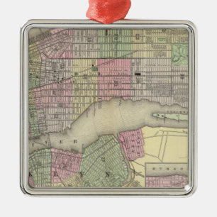 Ornamento De Metal Nova York, Brooklyn 2