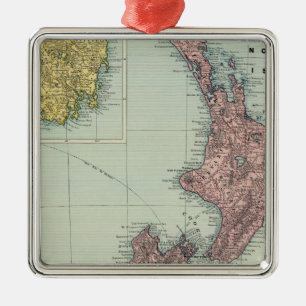 Ornamento De Metal Nova Zelândia, Tasmânia, Fiji