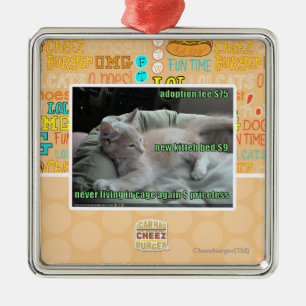 Ornamento De Metal Nunca vivendo em uma gaiola outra vez