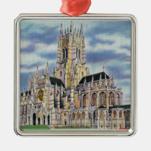 Ornamento De Metal NYC, YorkCathedral novo de St John o divino
