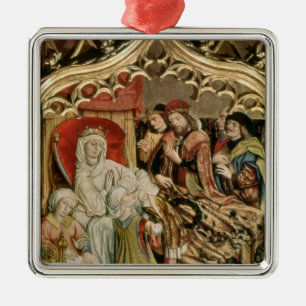 Ornamento De Metal O Altarpiece do St. Elizabeth