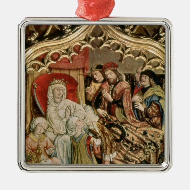 Ornamento De Metal O Altarpiece do St. Elizabeth (Frente)