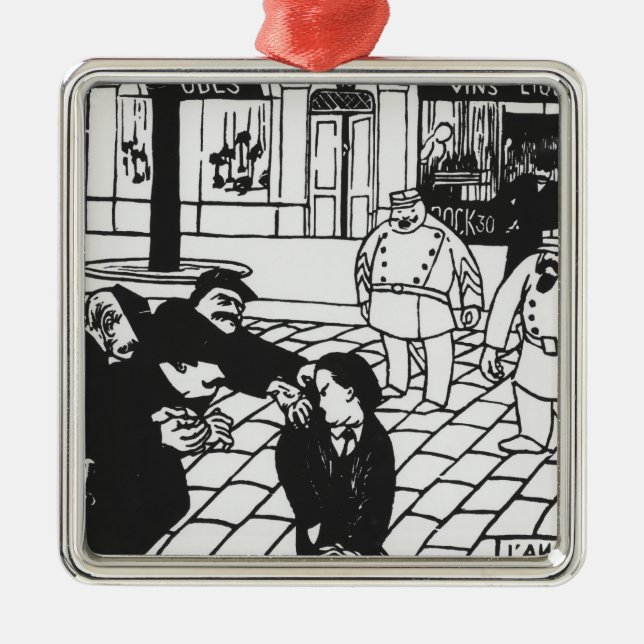 Ornamento De Metal O anarquista, 1892 (Frente)