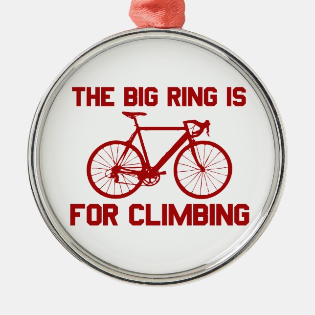 Ornamento De Metal O Anel Grande É Para Subir (Frente)