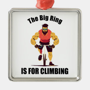 Ornamento De Metal O Anel Grande É Para Subir Ciclando