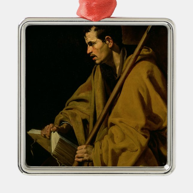 Ornamento De Metal O apóstolo St Thomas, c.1619-20 (Frente)