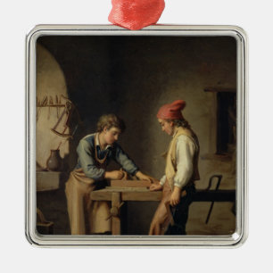 Ornamento De Metal O aprendiz novo, antes de 1903