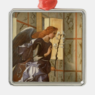 Ornamento De Metal O arcanjo Gabriel, do aviso dipty