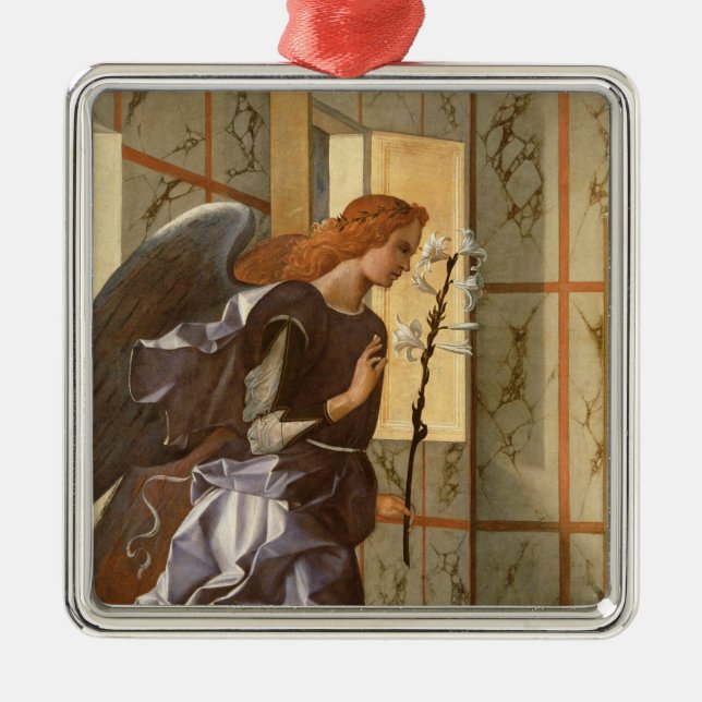 Ornamento De Metal O arcanjo Gabriel, do aviso dipty (Frente)