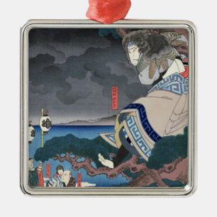 Ornamento De Metal O ator Nakamura Utaemon IV