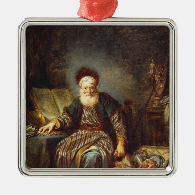 Ornamento De Metal O avarento (Frente)