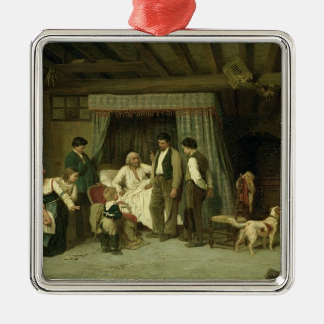 Ornamento De Metal O aviso final, 1886 (Frente)