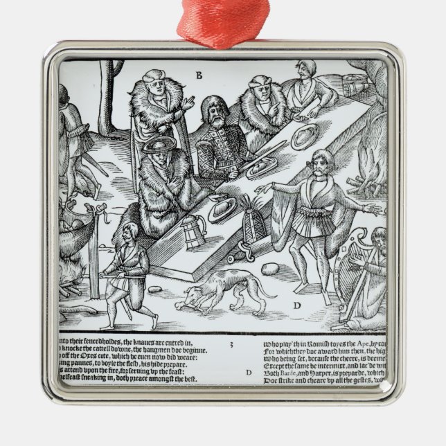 Ornamento De Metal O banquete de MacSweeney (Frente)