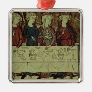 Ornamento De Metal O banquete do aniversário de Nubien, rei de