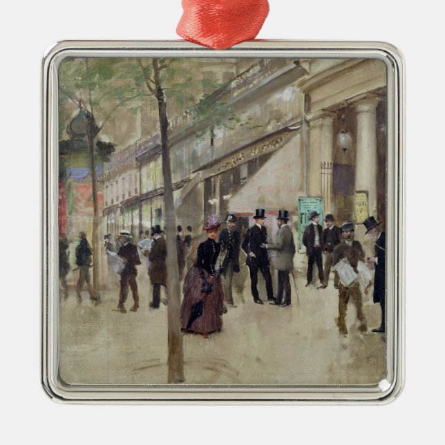 Ornamento De Metal O bulevar Montmartre (Frente)