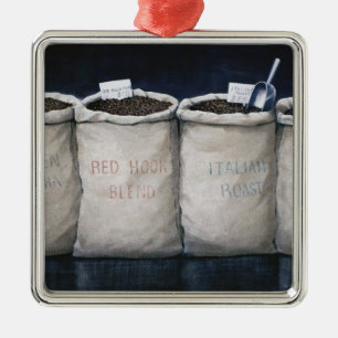 Ornamento De Metal O café despede 1990