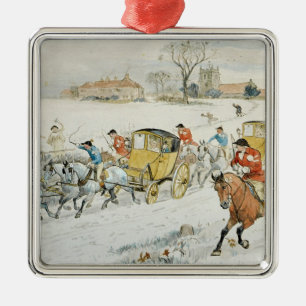 Ornamento De Metal O casamento da madeira de Diana: retorno da igreja