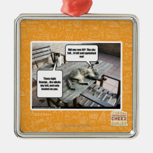 Ornamento De Metal O céu está caindo