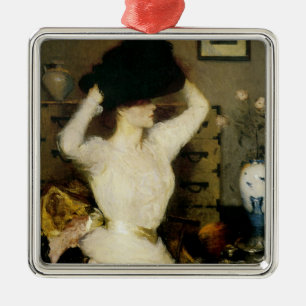 Ornamento De Metal O Chapéu Negro