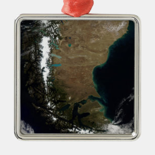 Ornamento De Metal O Chile e a região Patagonian de Argentina