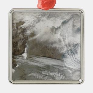 Ornamento De Metal O cobrir de neve cerca BO Hai