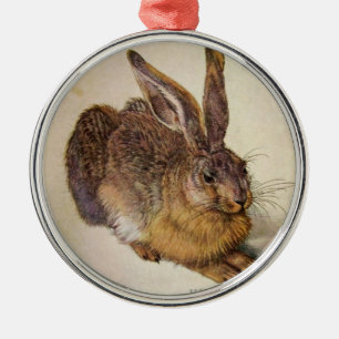 Ornamento De Metal O COELHO ( Young Hare )