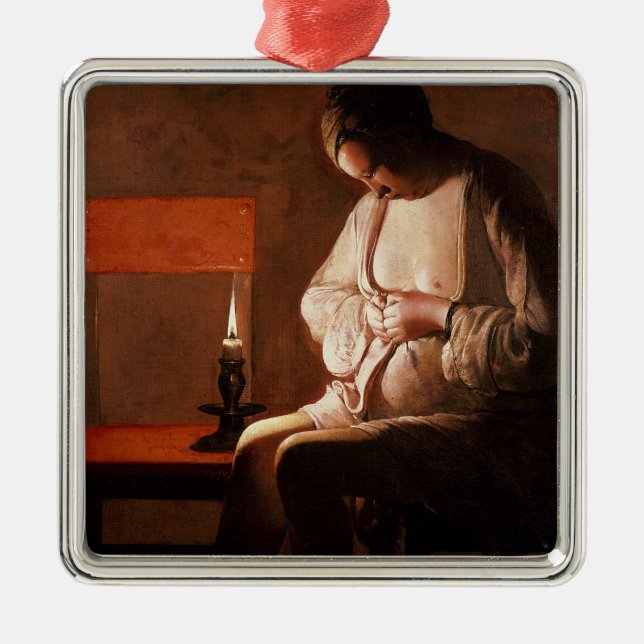 Ornamento De Metal O coletor da pulga (Frente)