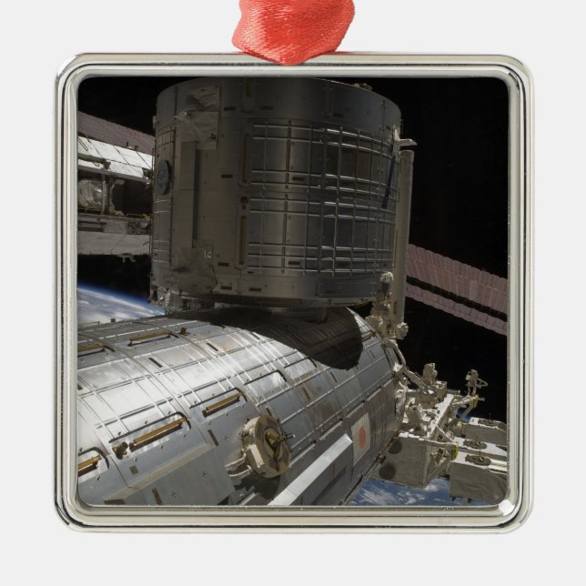 Ornamento De Metal O complexo japonês Kibo (Frente)