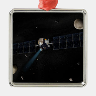 Ornamento De Metal O conceito do artista da nave espacial do