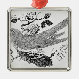 Ornamento De Metal O cuco