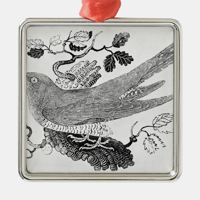 Ornamento De Metal O cuco (Frente)