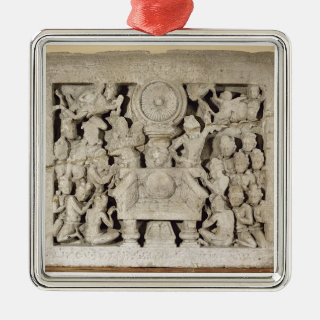 Ornamento De Metal O culto dos símbolos budistas, Amaravati (li (Frente)