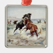 O Desafio (Cavalos Selvagens Lutando)