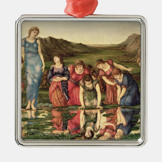 Ornamento De Metal O espelho de Venus, 1870-76 (óleo em canvas) (Frente)
