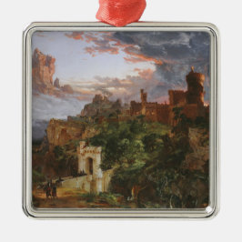 Ornamento De Metal O Espírito da Guerra (Batalha num Castelo Medieval