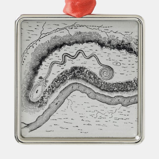 Ornamento De Metal O grande monte da serpente (Frente)