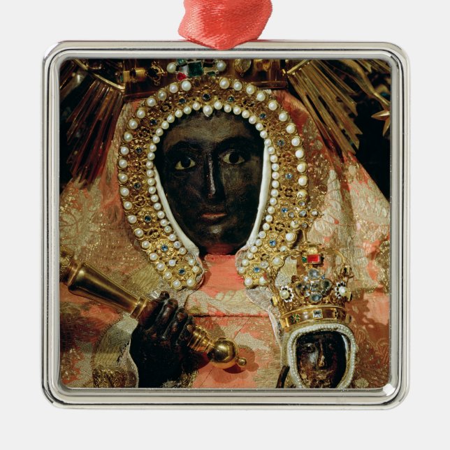 Ornamento De Metal O Guadalupe Madonna (Frente)