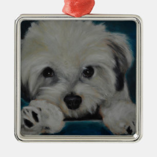 Ornamento De Metal O Havanese