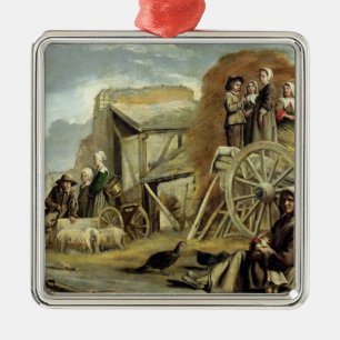 Ornamento De Metal O Haycart, ou retorno da ceifa, 1641