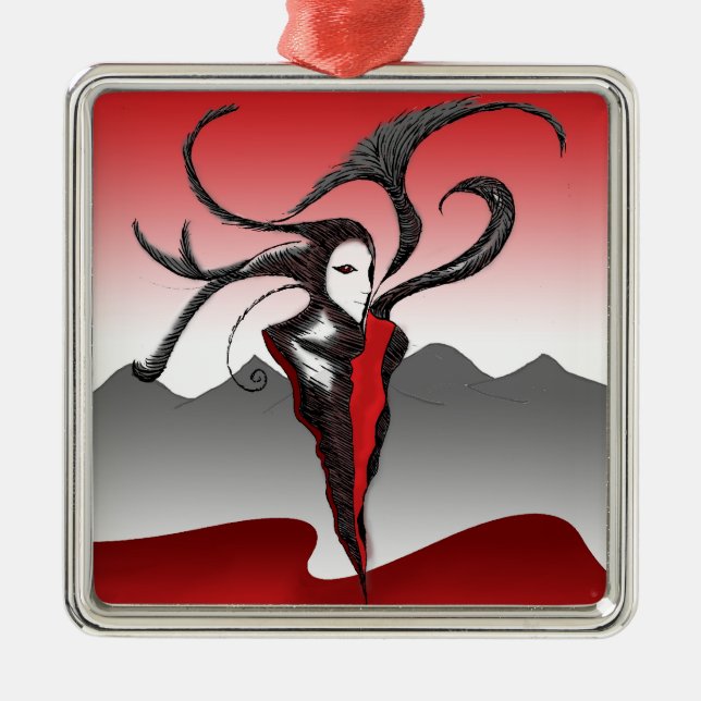 Ornamento De Metal O Jester (Frente)