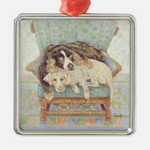 Ornamento De Metal O jogo de espera