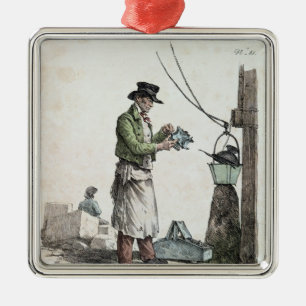Ornamento De Metal O Lamplighter