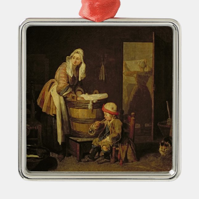 Ornamento De Metal O Laundress (Frente)