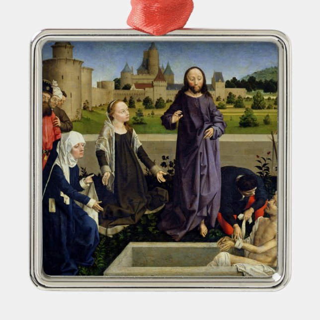 Ornamento De Metal O levantamento de Lazarus (Frente)